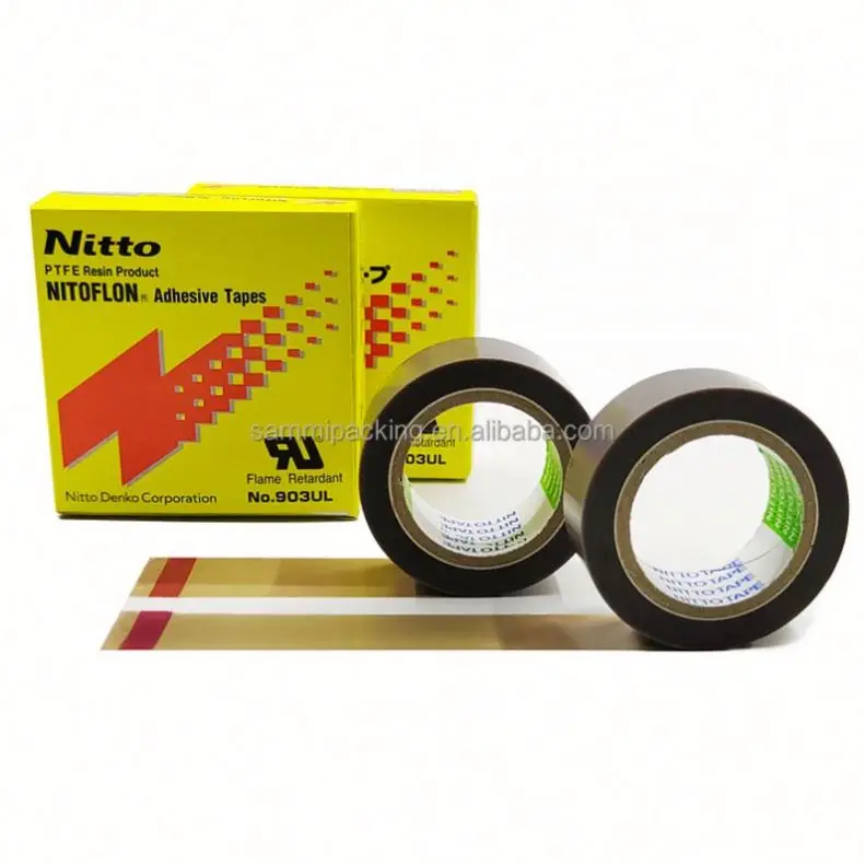 NITTO Denko Nitoflon 903ul PTFE Adhesive Tape High Temperature PTFE Pure Film Gray Heat Sealing Tape