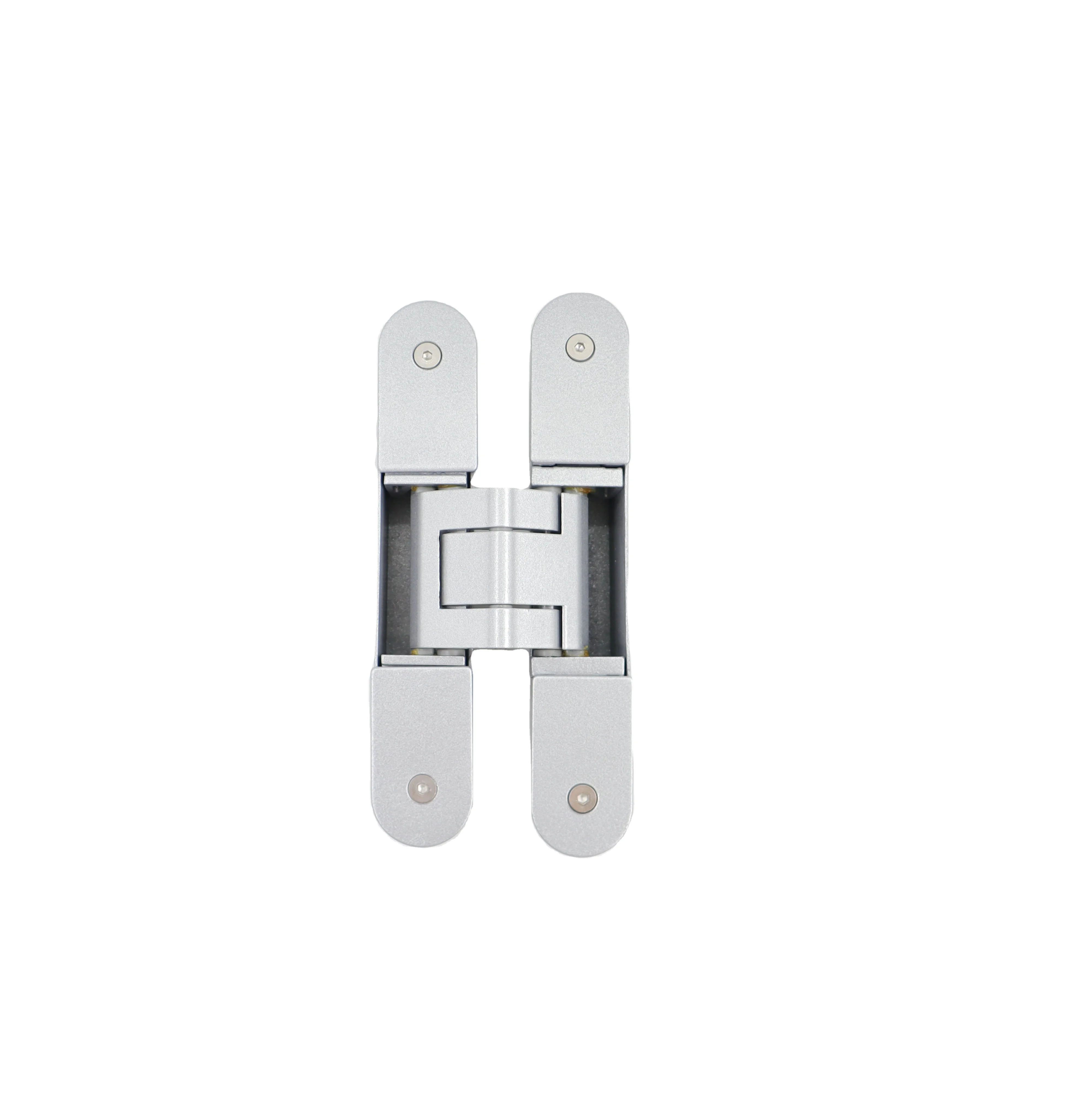 Popular Door Hardware Item Invisible Cross Hinge 180 Degree Concealed Door Hinge