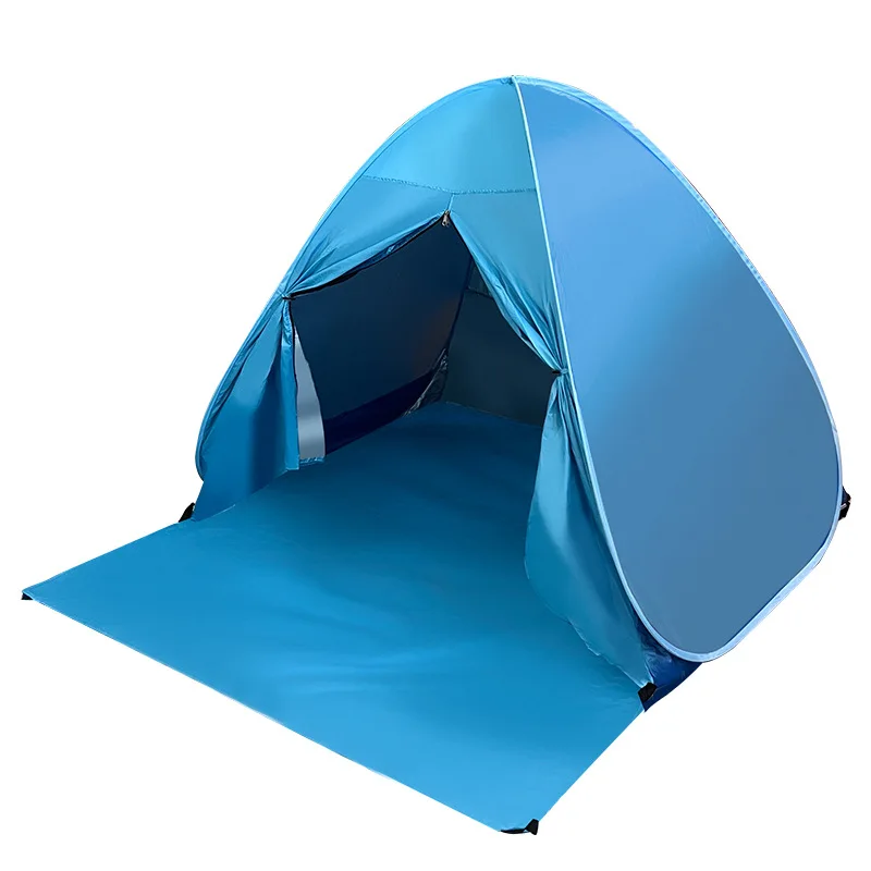 New Design Outdoor Rainproof Mosquito Proof Portable Instant Pop Up Tents Large Size 4-5 Kids Tent For Beach With Carry Bag