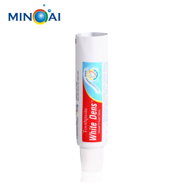 12.7mm Empty Plastic Hotel Travel Toothpaste Packaging Tube