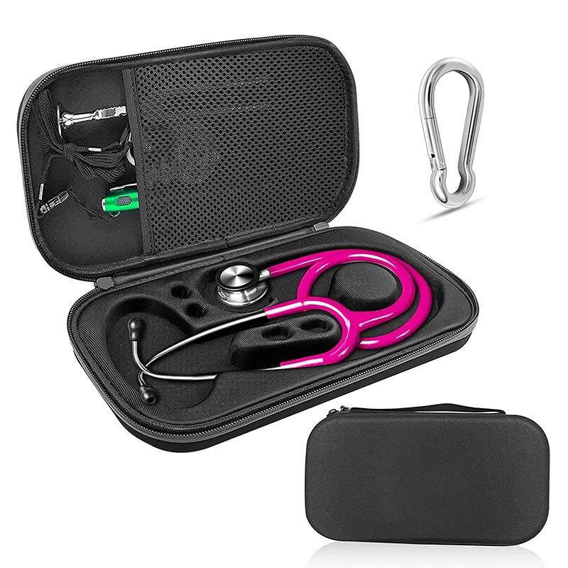 Protective Hard EVA Carrying Stethoscope Case for 3M Littmann Stethoscope Storage Portable Nurse Travel Bag