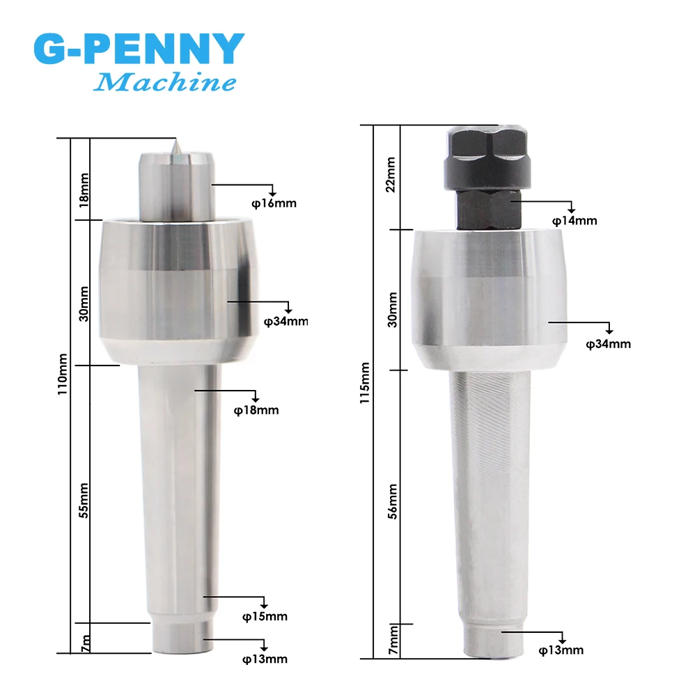 New Design Movable Tailstock With 4 Heads work with Rotary / A 4th Axis for CNC Engraving