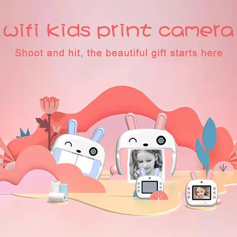Lovely Design Children Print Camera for DIY and Video Wifi Kinds Print Camera