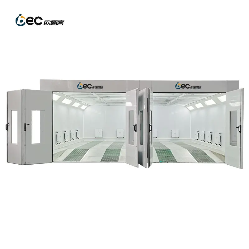 Hot sale spray booths with High efficiency spray paint oven full down draft for paint job oven paint line for garage