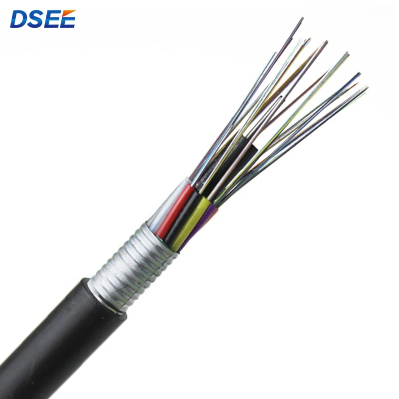 GYTS double 6 core single mode internet outdoor fiber optical cables