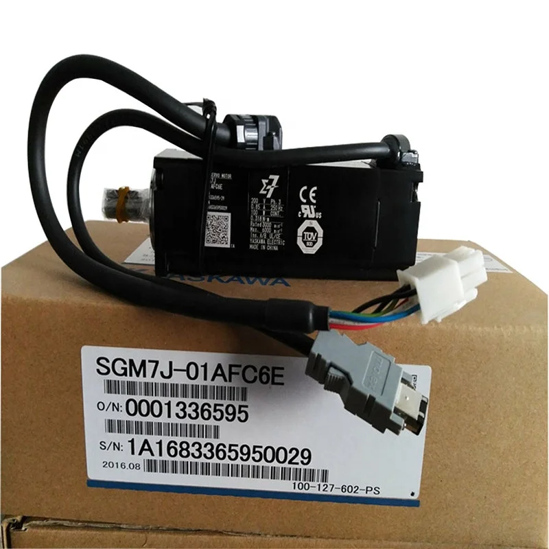  Новый и оригинальный сервопривод YASKAWA серводвигателя с SGMGH-09ACA61