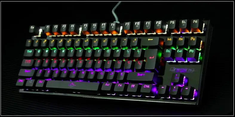 2021 Best selling Gaming Keyboard Wired mechanical Keyboard USB Wired Mouse Rainbow Gaming Mechanical Keyboard for gaming