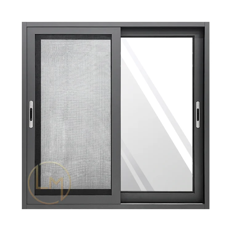 AS2047 australia standard double glazed windows Hurricane proof wind resistant pvc aluminum windows sliding windows