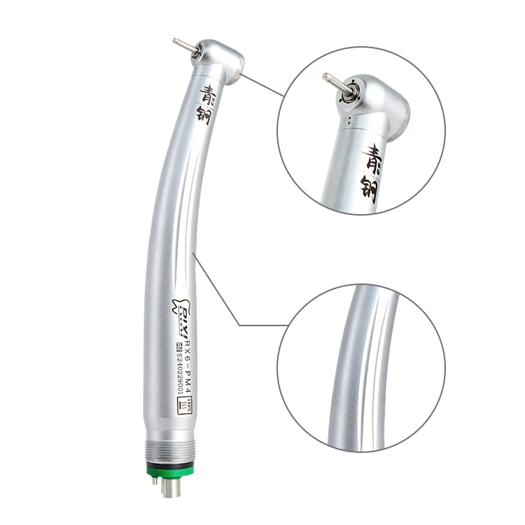 High Speed Handpiece Dental 4 Holes Electric Dental Handpiece Dental Handpiece