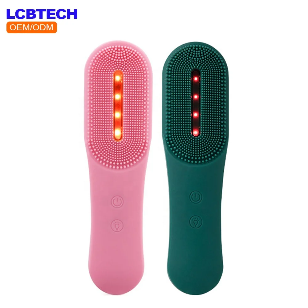 Hot Selling Electric Face Brush Sonic Vibration Deep Cleaning Pore  Waterproof 3 Color Silicone Facial Cleansing Brush