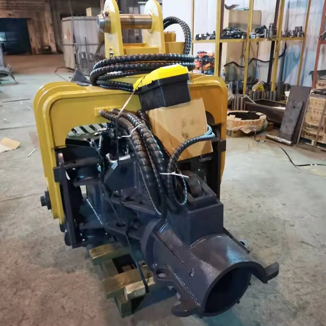 New High-Efficiency Hydraulic Steel Pile Driver Core Components Including Motor Pump Engine Construction Farming Solar Pile
