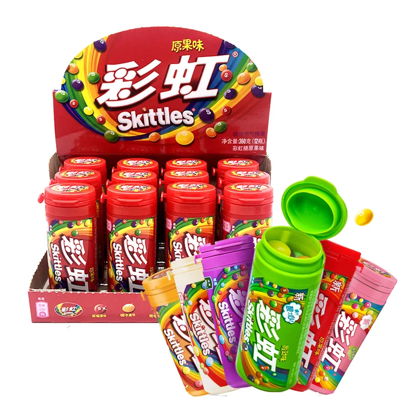 wholesale Fruit Original Flavor colorful candy sweets sour Fruit Candy 30g