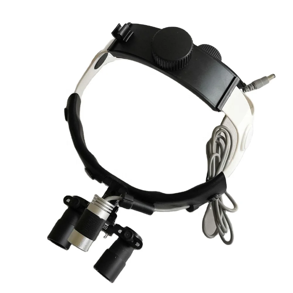 Dental Equipment Portable LED Headlight With Magnifier 3X