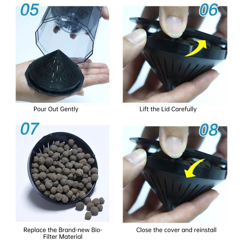 Aquarium Filter Ultra-quiet Suction Pan Automatic Fish Excrement Filter