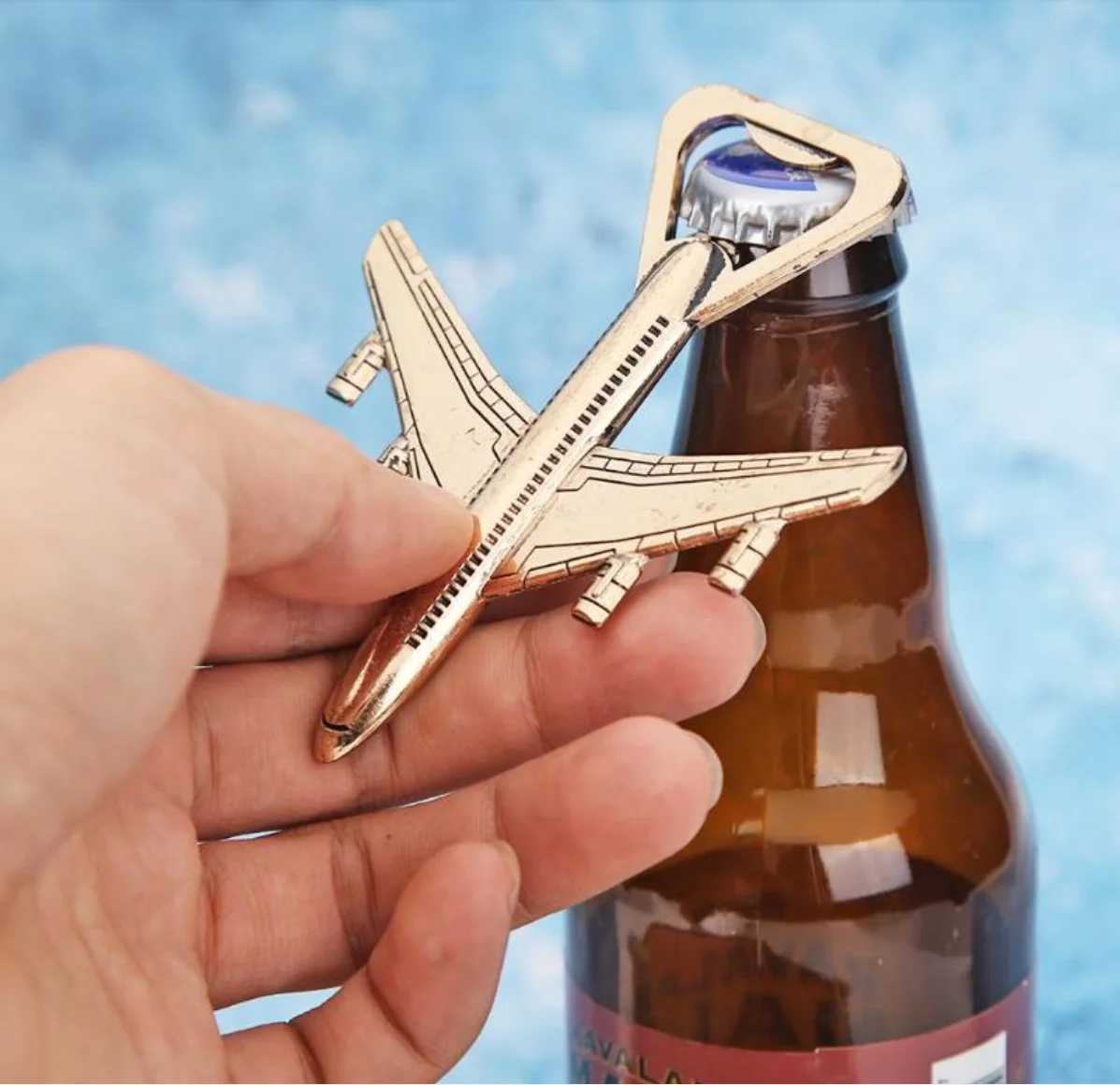 Airplane bottle opener promotion gift party decoration gift items