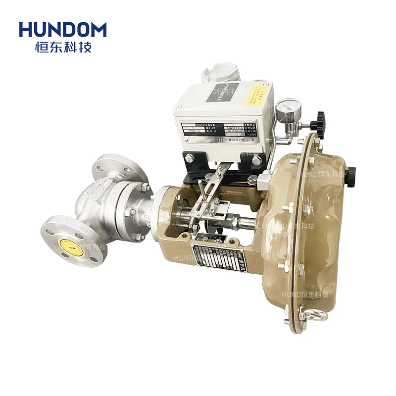 Stainless steel industry pneumatic pressure regulator single Single seated air pneumatic control valve