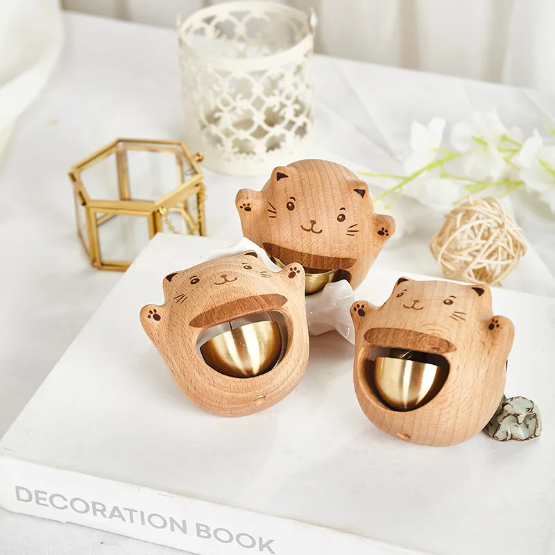 Suction door wind chime pure copper magnetic suction door bell refrigerator sticker gift door open reminder long ride bells