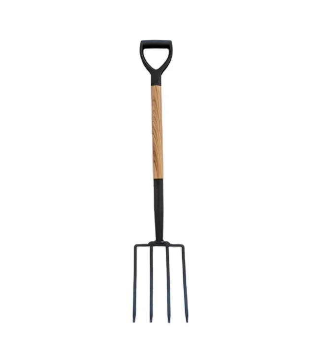 Farming and gardening digging fork tools with wooden handle F107FY Fork