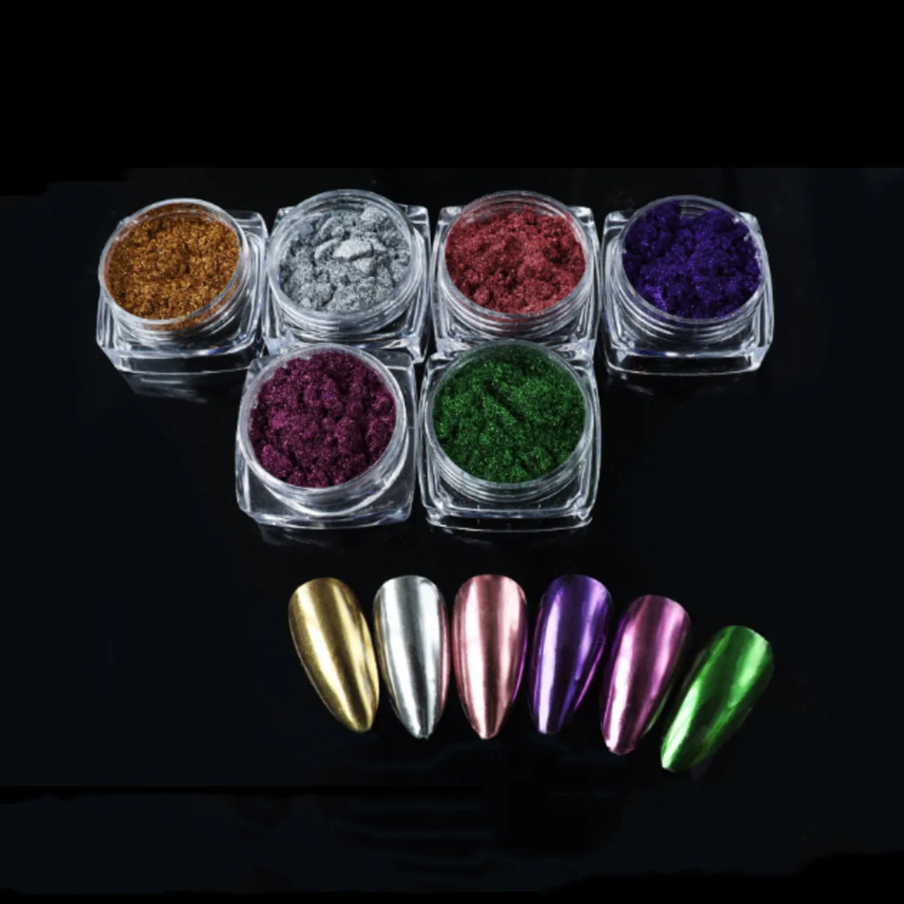 Hot selling magic mirror powder watercolor chrome Powder Pearlescent Pigment