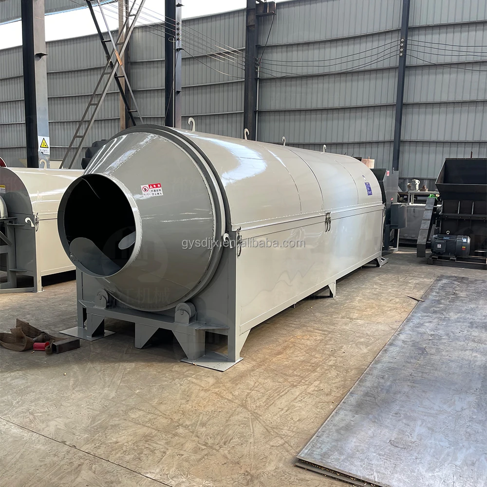 New Rotary Drum Drying Equipment Tea Electric Heating Dryer Coffee Bean Dehydration Roasting Machine