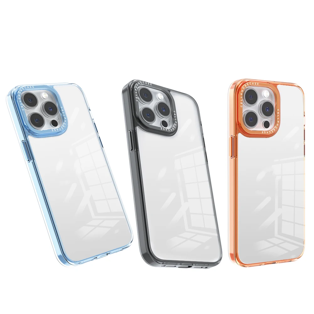 Manufacture Customize camera Logo Mobile Phone Case for iPhone 15 14 13 Pro max clear Cover