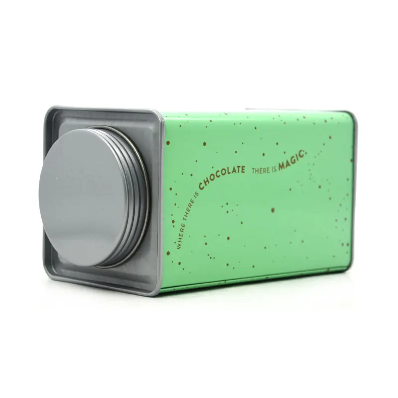 Custom Hotel Luxury Tea Storage Metal Tin Can Small Tiny Tea Tins