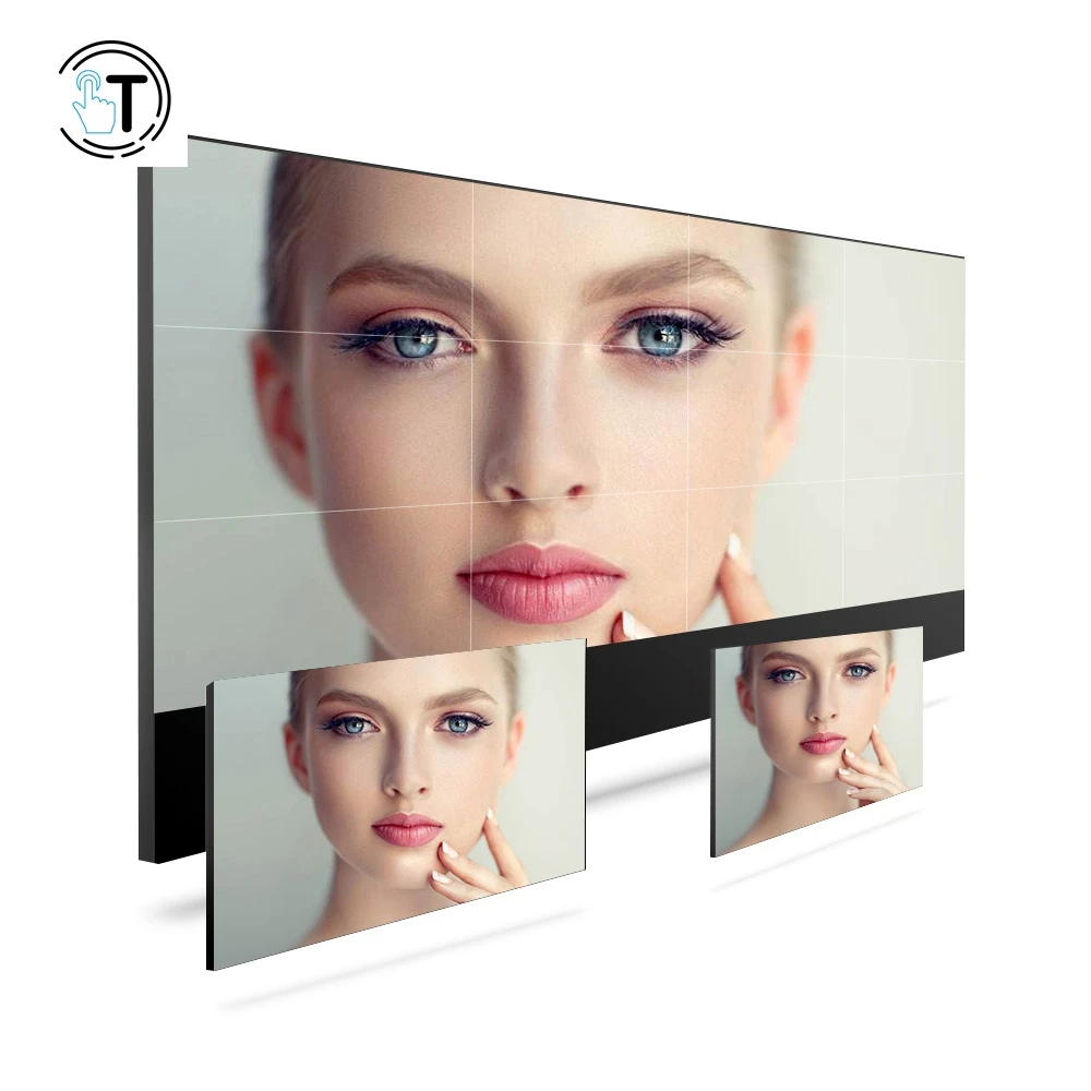 Шоковой заморозки дешевые 46 49 55 65 дюймов 4k цена Крытый 2x2 3x3 панель HD LCD экран дисплей видео