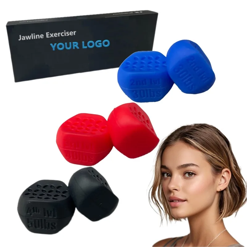 private label jawline trainer,fitness facial jawline ball fitness, chisell jawline exercise ball.fitness