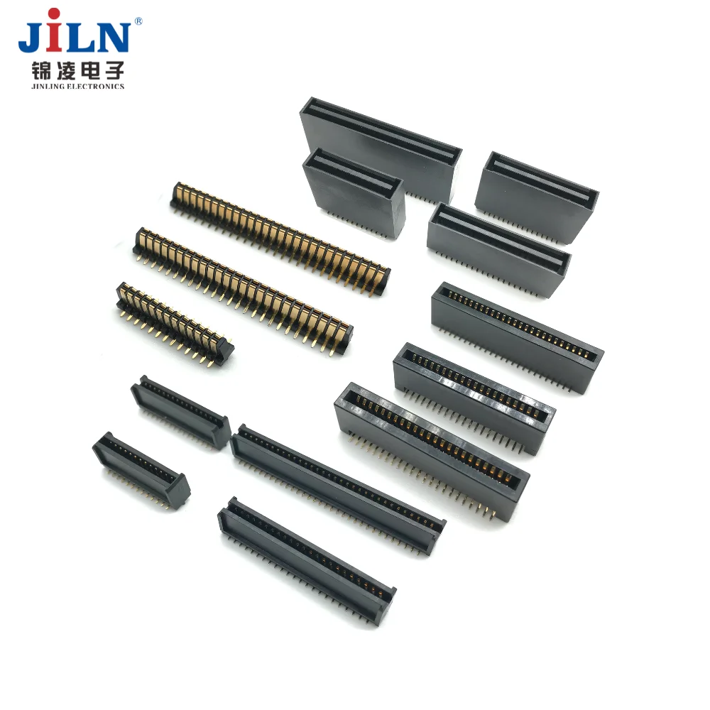 2.0mm spacing card edge connector female 14.5mm high  type with position 20P SMT electronic gold finger connector