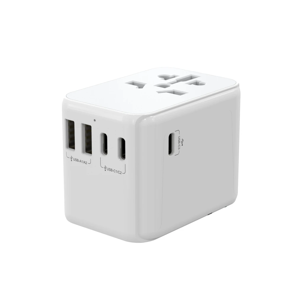 popular all in one worldwide adapter plug fit for 150 countries universal travel plug adapter with USB charger