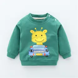 2022 Cartoon Sweatshirts For Boys Unicorn Children's Sweatshirt For Girls Long Sleeve Kids Christmas Costume Baby Boy Clothing