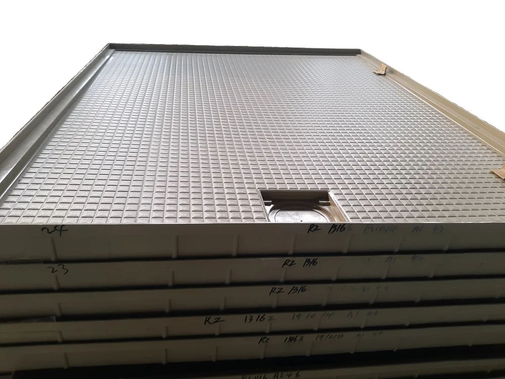 Glass Luxury Rooms Bathroom Shower Room Portable Toilet floor tray