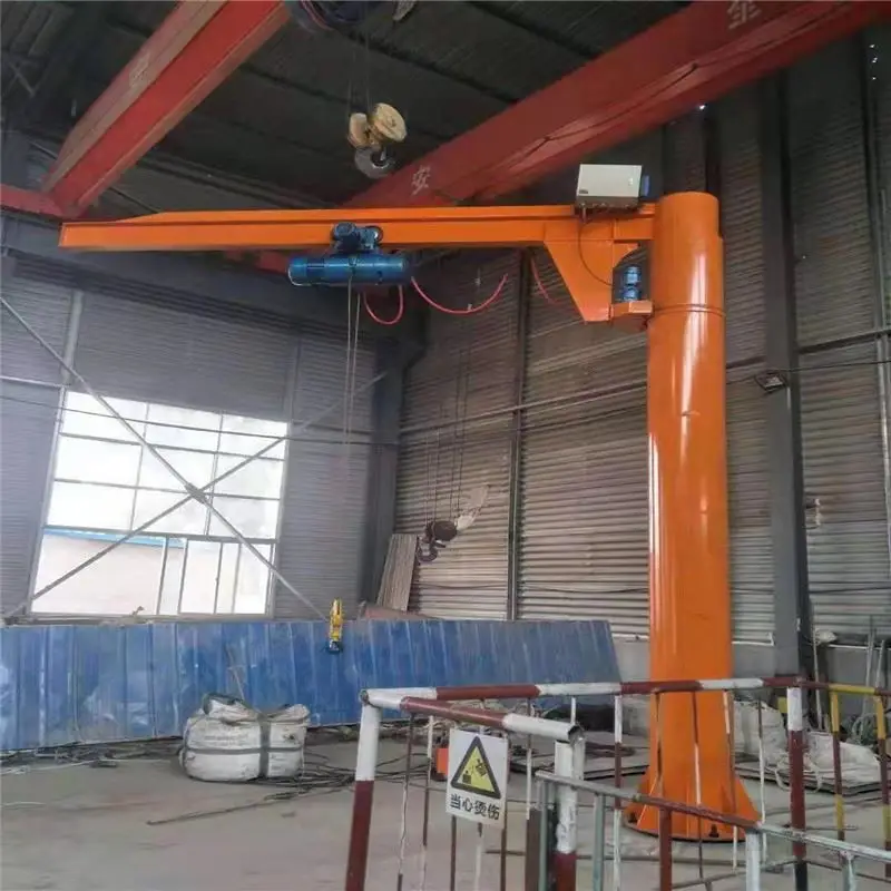 500 kg 1 ton 3 ton Flexible light beam pendent control mini floor mounted swing jib crane price
