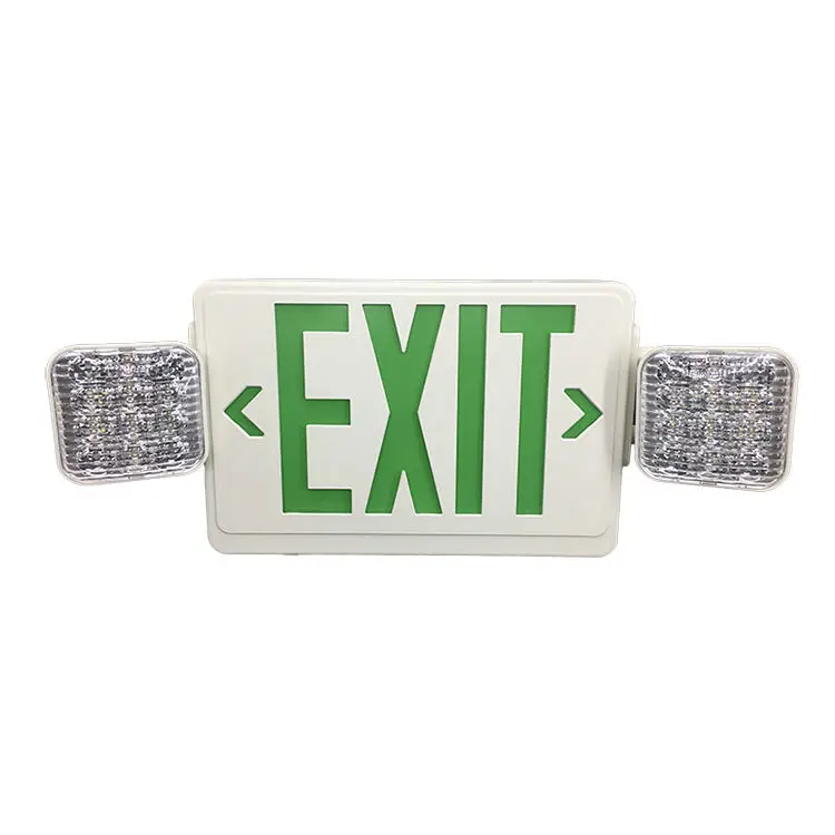 Canopy Included Custom Double Sided Led Exit Sign For Stair Wall Mounted Emergency Light