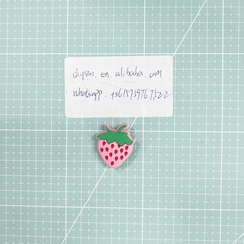 Strawberry Girl Wholesale Pvc Custom Clog shoe Charms Designer Shoe Decoration Bulk Pvc Shoe Charms Bulk Custom clogs Charms