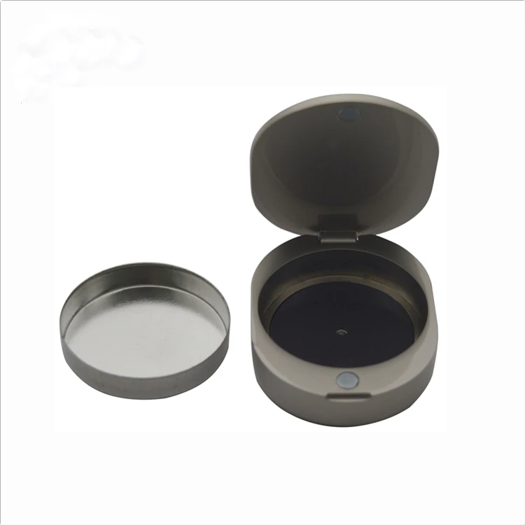 mini sliding cologne solid perfume case metal box