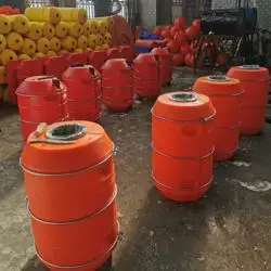 High Density Marine HDPE Plastic Dredge Pipe Floater Float For Sand Discharge Dredging Pipeline Buoy