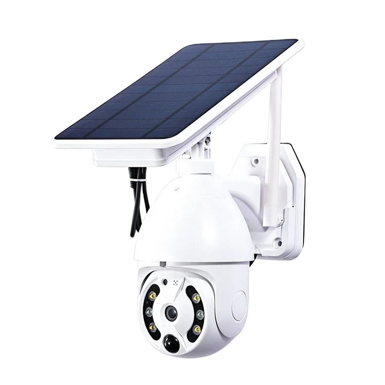 New Original 1080P HD Wifi PTZ Dome Camera 360 Degree Outdoor IP Wireless Solar Powered Solar Cctv Camera 4G