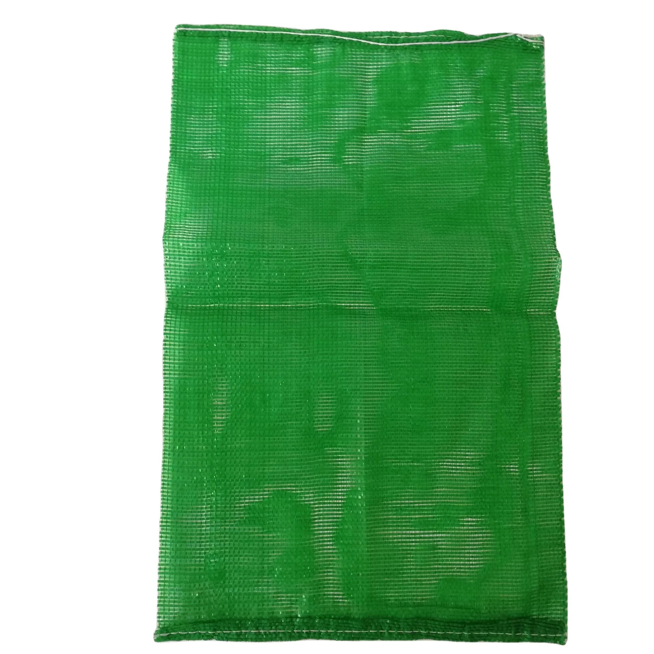 Многоразовый 25 кг и 35 фруктовый овощ PP Drawstring упаковочный мешок для картофеля лука сетчатый пластиковый пакет