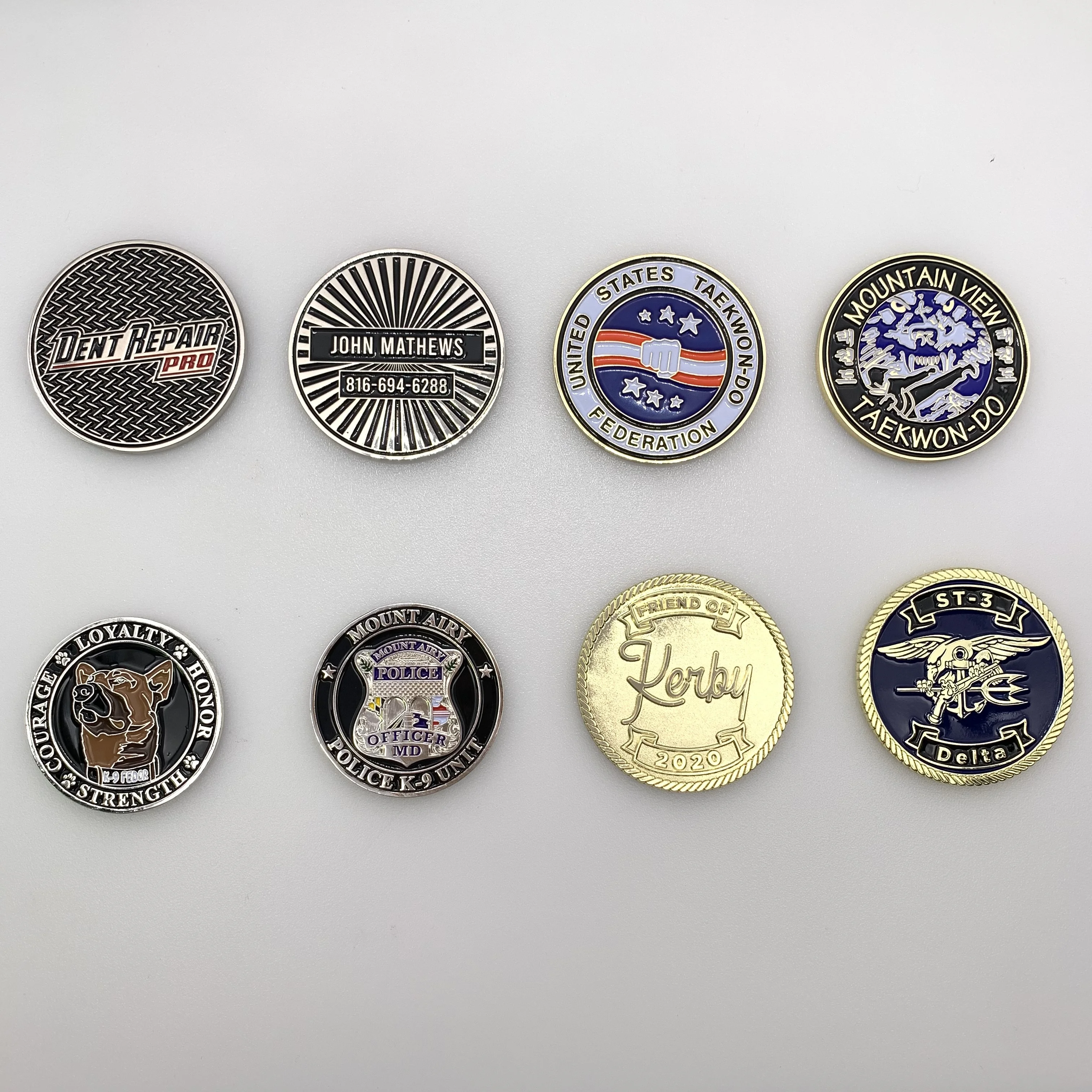 Customize wholesale Promotional new souvenir metal coin euro coins customized arcade tokens JO-TC-19