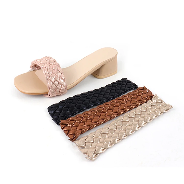 China factory women sandals vamp strip shoe upper