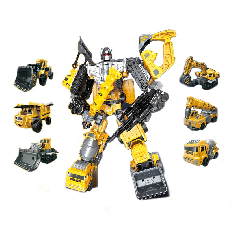 Toys Wholesale Good Quality Deformation Robot 6IN1 Big Robot Toys Popular Boy Gift Transform Robot