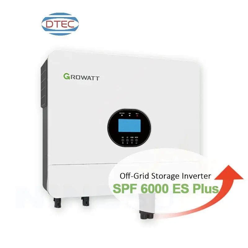 Growatt 3.5kw Solar Panel Char Controller 100a Mppt Grid Hybrid Solar Power Inverter 48v Input 230v Output 80a DC/AC Inverter