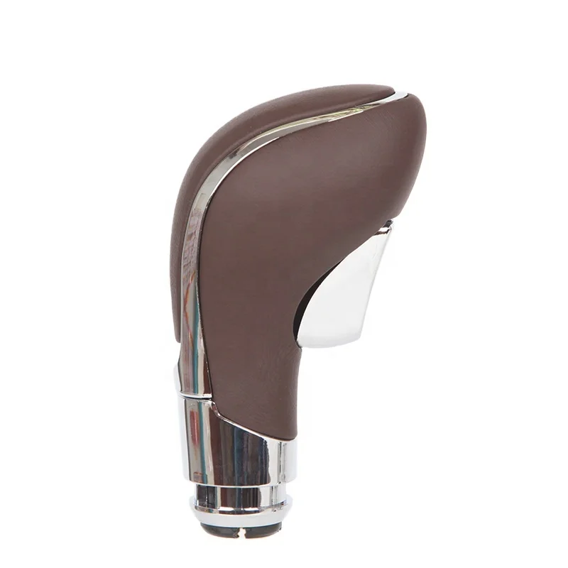Manufacture hot selling car accessories Car gear shift knob leather brown automatic universal for Buick Regal OEM 24102792