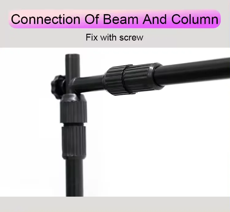 Telescopic Pole Iron Stand  8*8 ft Or 8*10 ft  Backdrop Stand Adjustable Zise Banner Stand Decoration Trade Show