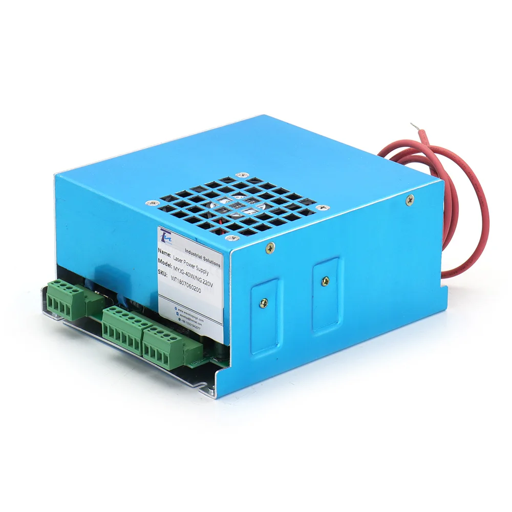 Wavetopsign MYJG-40 CO2 лазерный блок питания 40W 110V/220V для машина лазерной резки и гравировки