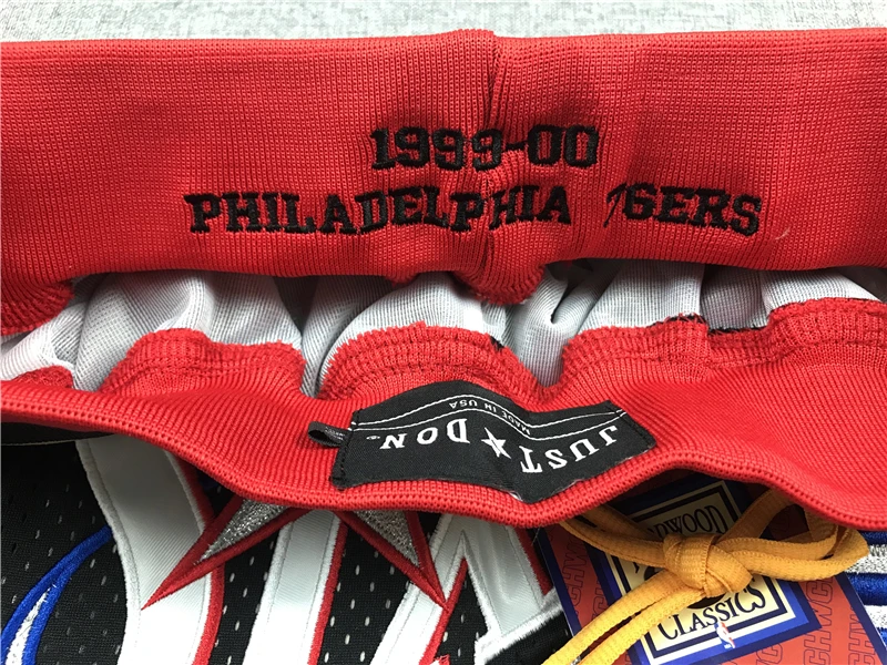 Pantalones Cortos De Baloncesto 76 s Classic Black Basketball Shorts Mesh Comfortable Loose Men Basketball Sports Shorts