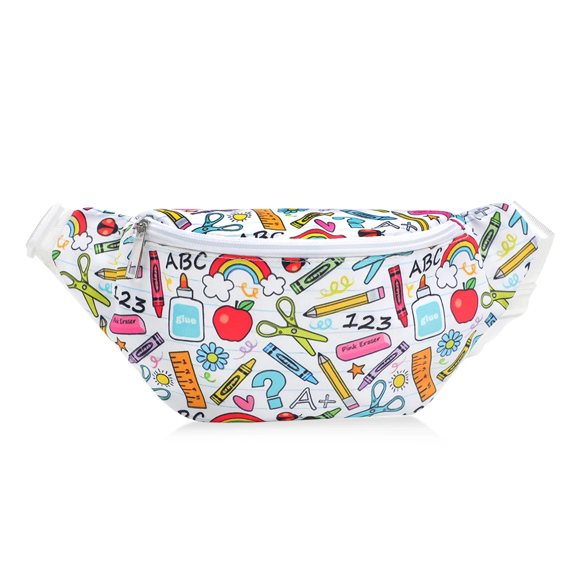 Custom Prints Waterproof Nylon Fanny Pack Waist Bag Crossbody Bags for Adults Metallic Buckle Lulu Lemon Belt Bag