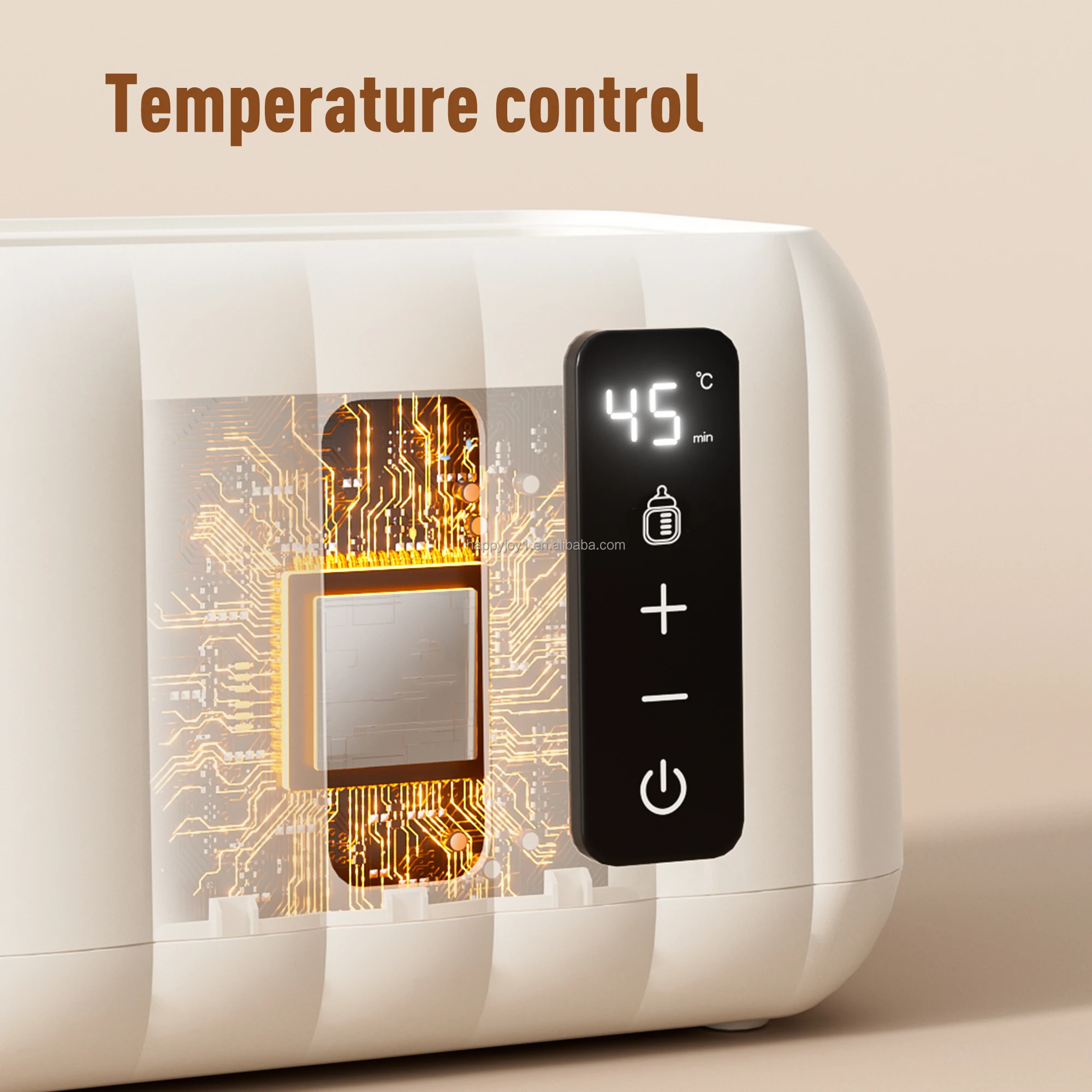 Intelligent Fast Warm-Up Milk Bottle Warmer with LED Indicator