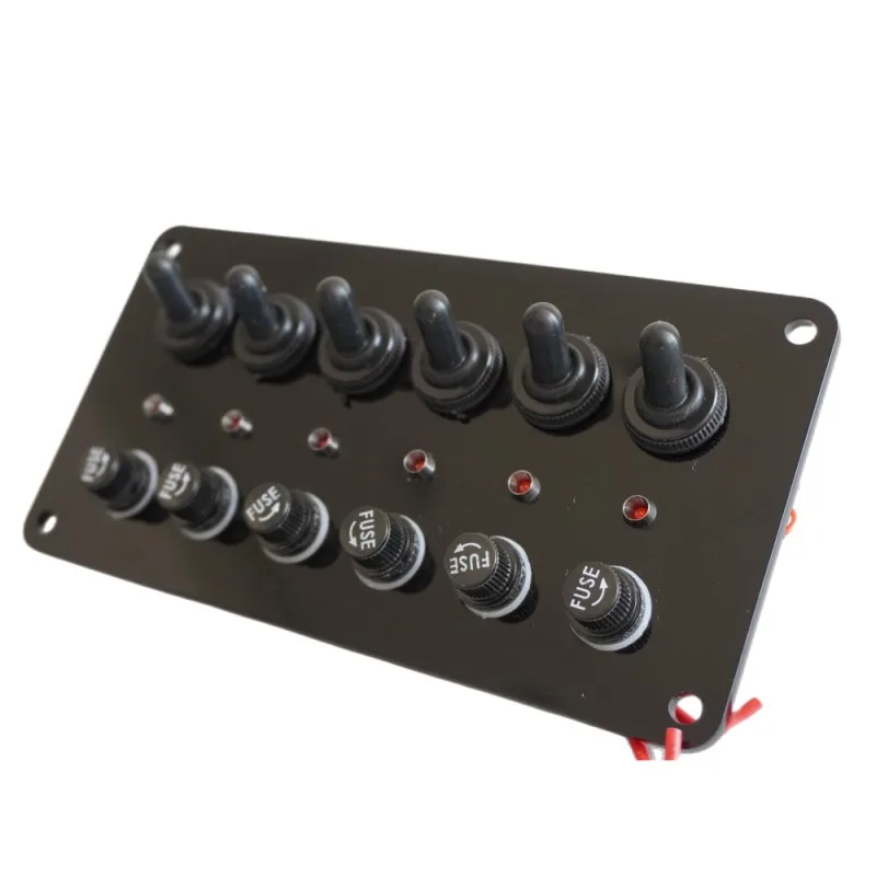 6GANG Кулисный тумблеры 6 Pin Горячая Распродажа 12v 24v Rv Utv Atv Морской точечные светильники